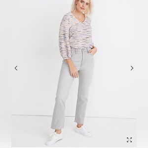 MADEWELL Slim Demi-Boot Jeans Dekalb Wash GREY Size 32 MC513 Women’s